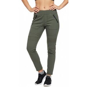 Duluth Trading Pants Womens Flexpedition Slim Leg Performance Size 10 Olive